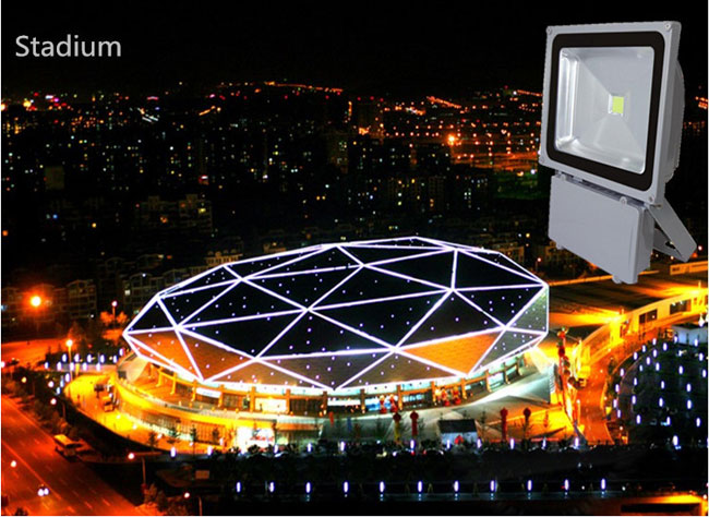 10W LED Flood Light Outdoor Landscape Lamp application 1