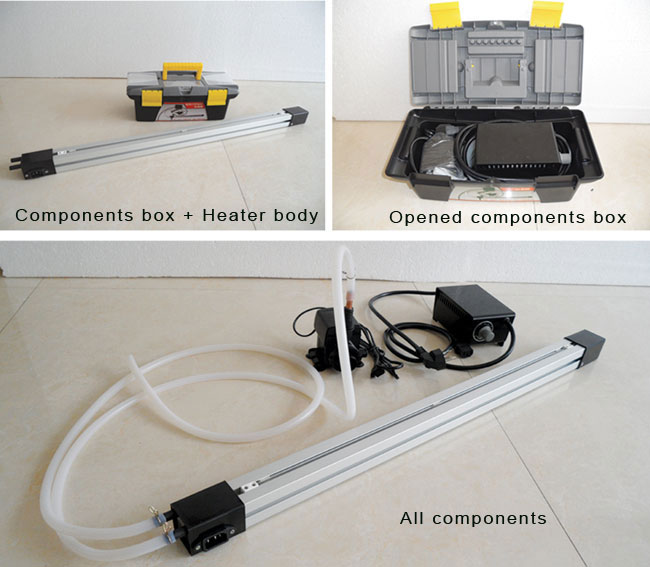 Manual Acrylic Letter Bending Machine Heater details 